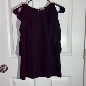 Kate spade- short sleeve ruffles blouse